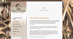 Desktop Screenshot of grantcreekoutfitters.com